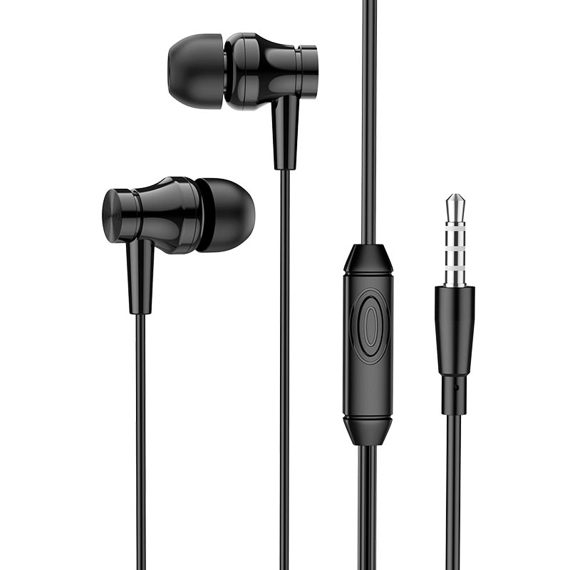 Borofone наушники с микрофоном BM67 Talent, внутриканальные, 3,5мм, белые