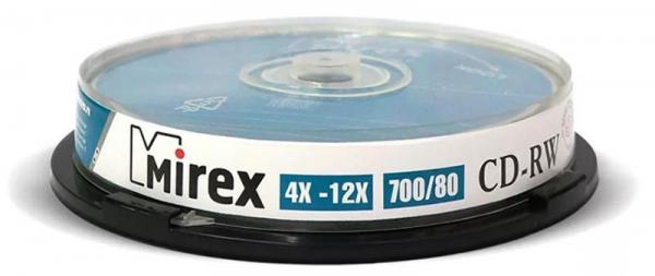 CD-RW Mirex (10 шт) CakeBox 4-12х