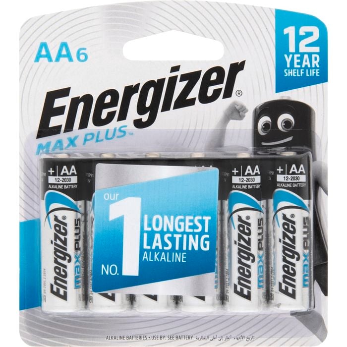 ЭП AA (LR6), Energizer Max Plus, алкалин, блистер, (упаковка 6/72)
