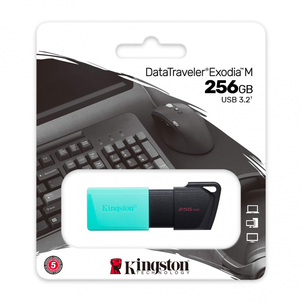 Kingston USB 3.2 Flash 256 Gb DataTraveler Exodia M