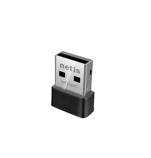 Сетевой Wi-Fi USB адаптер NETIS WF2160C, AC650, двухдиапазонный