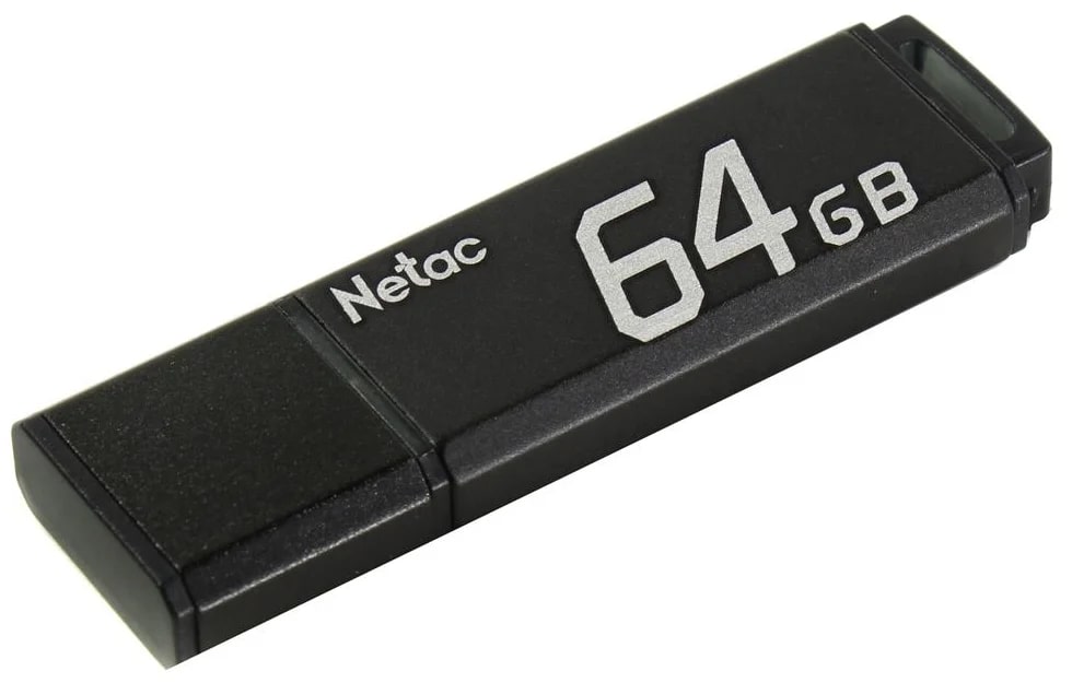 Netac USB 3.0 Flash 64 Gb U351 (Черный)