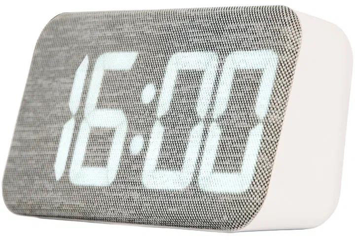 Perfeo часы-будильник "Brik", белый