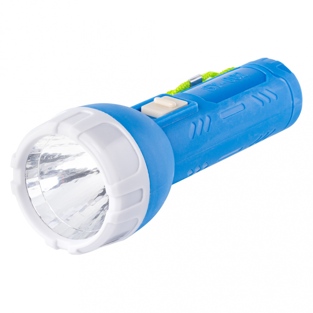 Smartbuy светодиодный фонарь (SBF-837), 1Вт, 1 LED, 3*AG10, синий