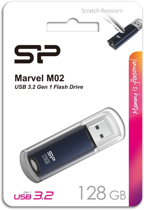 Silicon Power USB 3.2 Flash 128 Gb Marvel M02 (Blue)