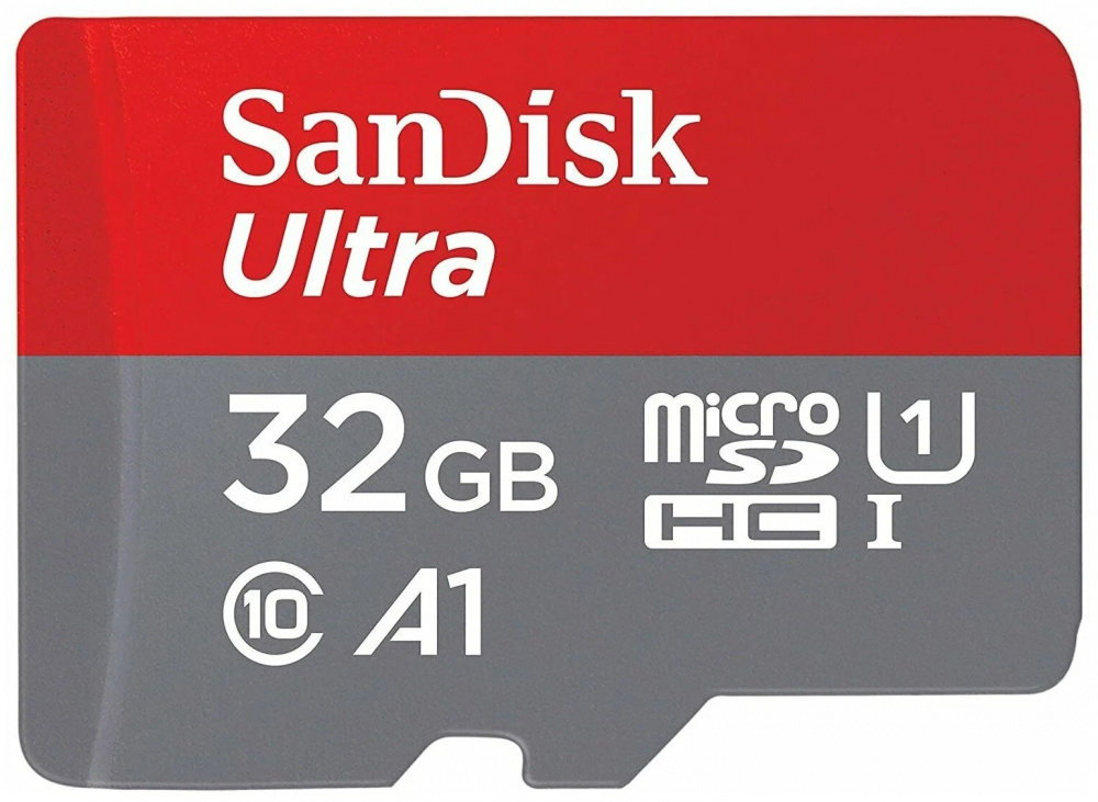 SanDisk карта памяти MicroSDHC 32 Gb Class10, UHS-I, A1, 120 Mb/s, без адаптера