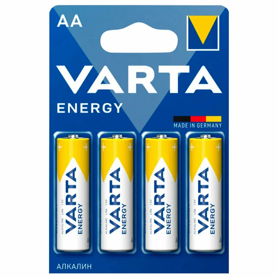 ЭП AA (LR6), Varta Energy, алкалин, блистер, (упаковка 4/80)