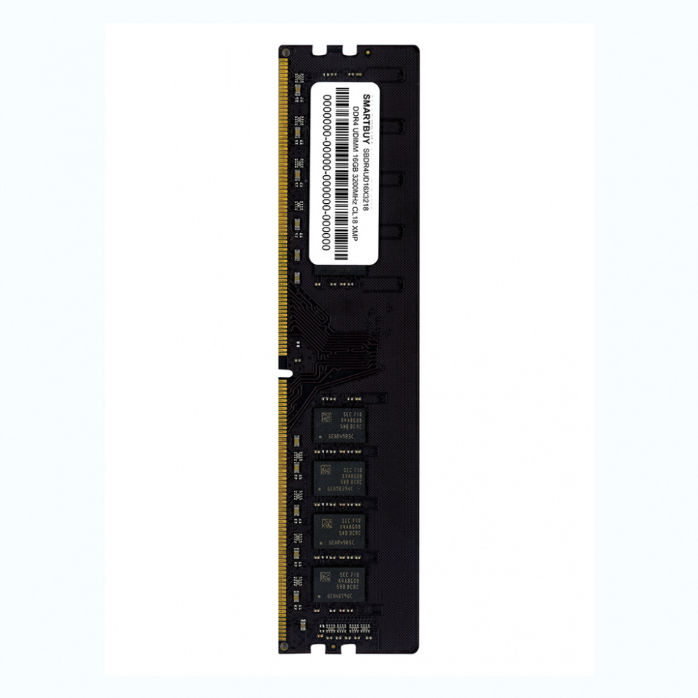 Модуль памяти Smartbuy DDR4 UDIMM 16GB 3200MHz CL18 XMP
