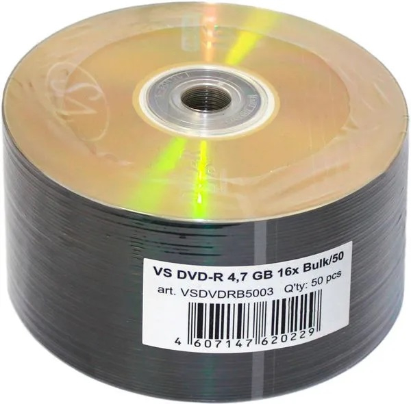 DVD-R VS (50шт) 16x Bulk