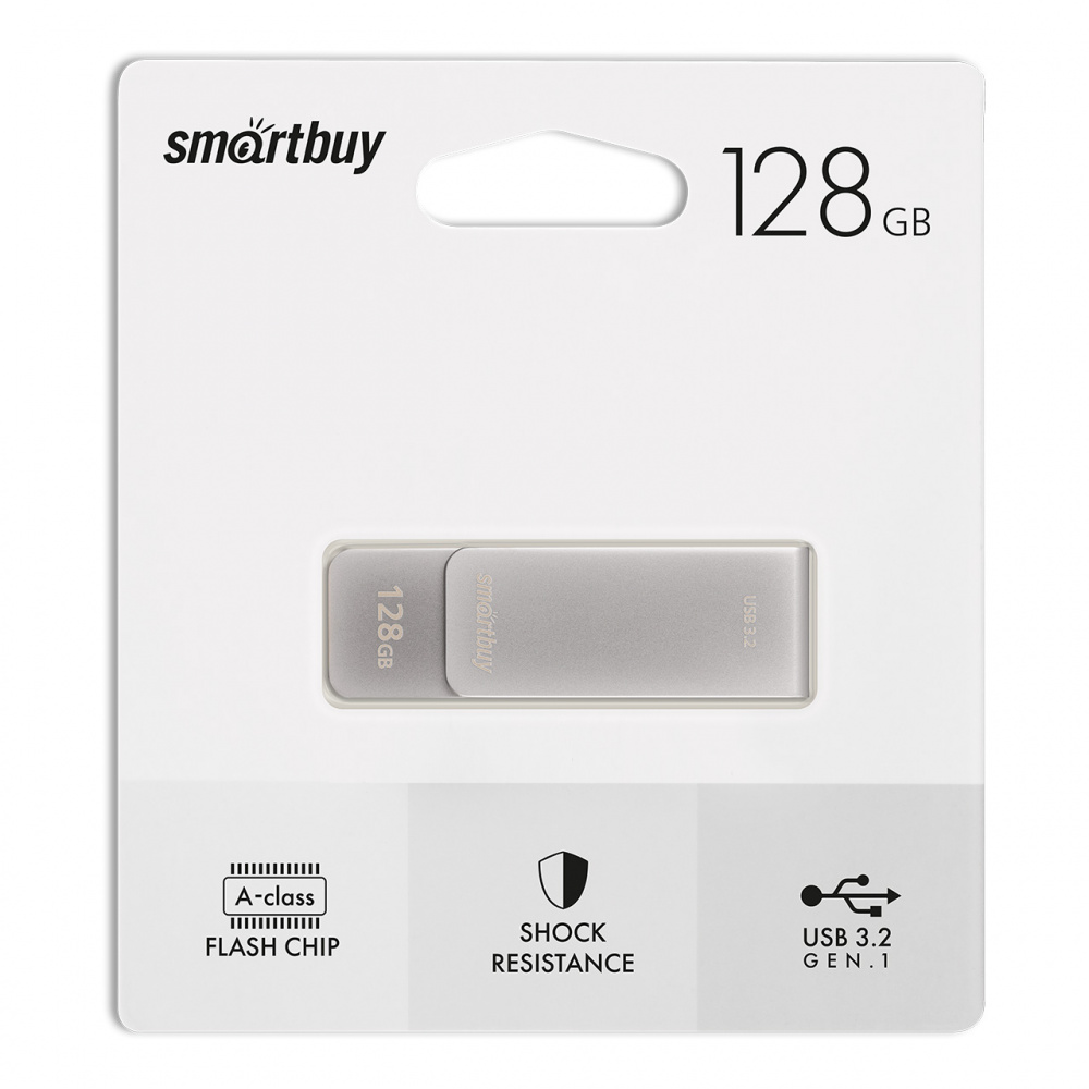 Smartbuy USB 3.2 Flash 128 Gb M1 (Metal Grey)