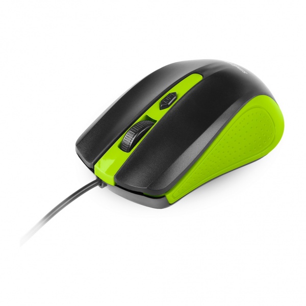 Smartbuy мышь проводная 352 зелено-черная, USB