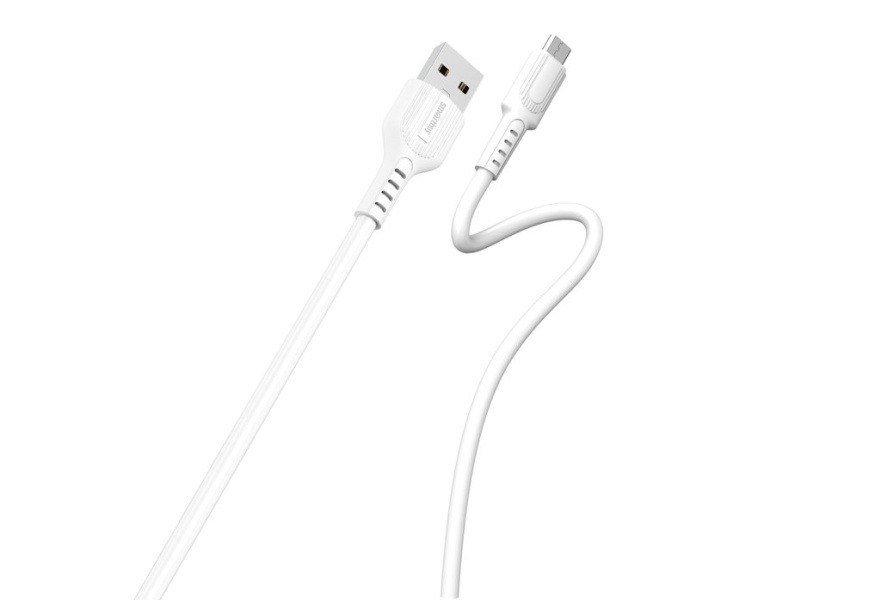 Smartbuy кабель Type-C - USB, 1 м, S33, белый, TPE