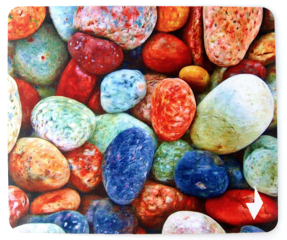 Gembird коврик для мыши MP-STONES , 220*180, рисунок "камни"