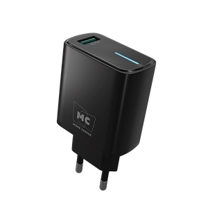 More Choice сетевое зарядное устройство NC63, 1 USB, черное, 3.0A