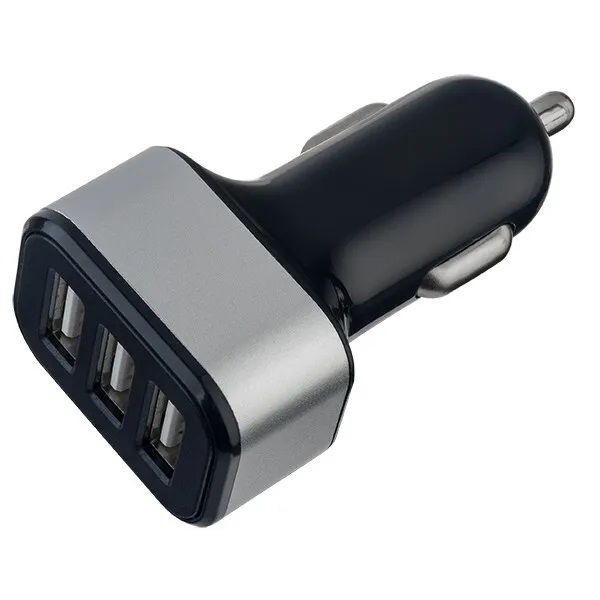 Perfeo автомобильное зарядное устройство I4622, черное, 3 USB, 2.1A