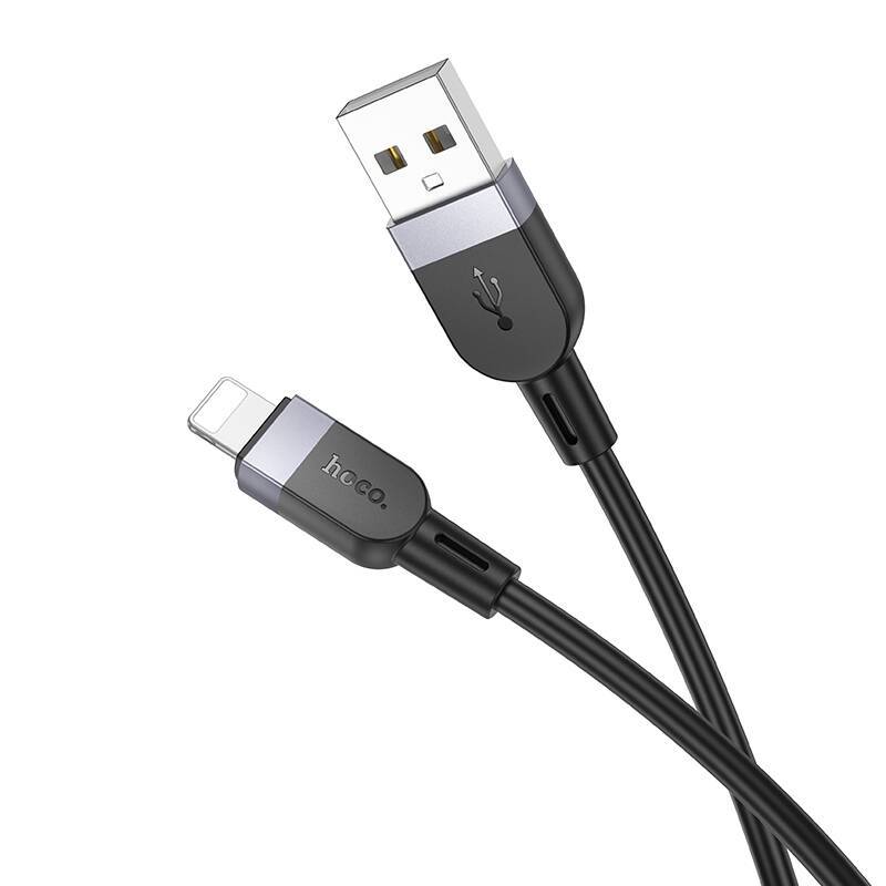 Hoco кабель Lightning - USB, 3 м, X109, 2.4A, черный, силикон