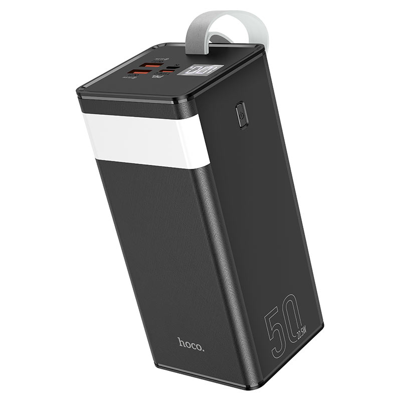Hoco внешний аккумулятор 50000 mAh J86A Powermaster, (Black)