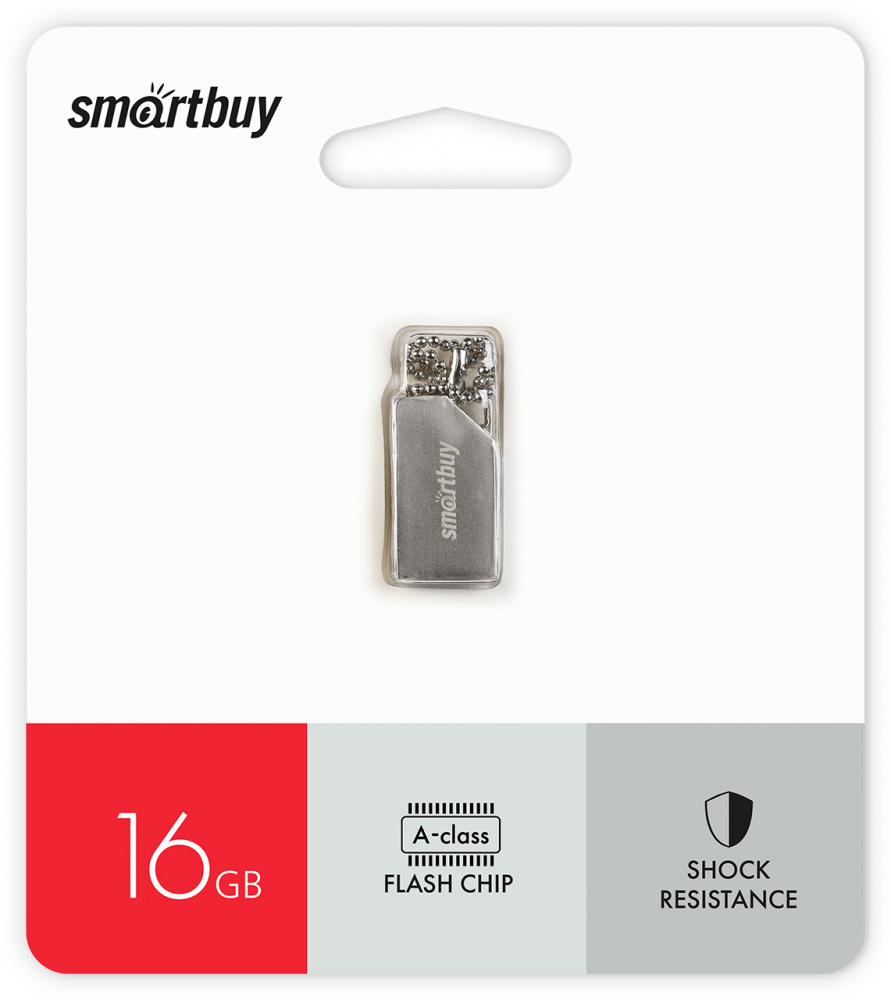 Smartbuy USB 2.0 Flash 16 Gb MU30 Metal
