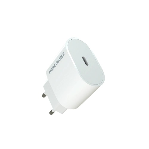 More Choice сетевое зарядное устройство NC65, 1 PD, 25W, белое