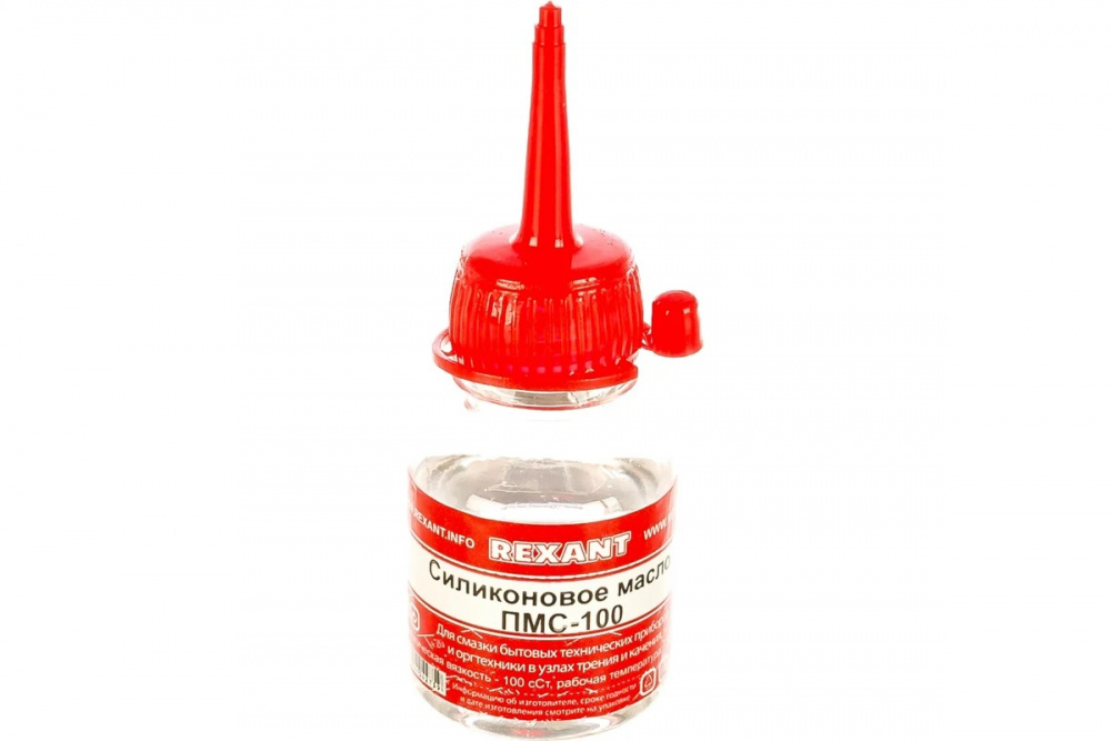 Rexant силиконовое масло, ПМС-100, 15 мл, носик, (Полиметилсилоксан)