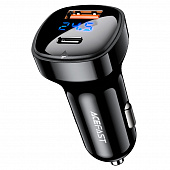 ACEFAST автомобильное зарядное устройство B4, черное, PD 36Вт + USB QC3.0 30Вт
