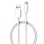 LDNIO кабель micro USB, 1 м, LS901, белый, тканевая оплетка