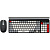 Smartbuy комплект беспроводная клавиатура+мышь 201359AG, черный/серый/белый