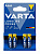 ЭП AAA (LR03), Varta Longlife Power, алкалин, блистер, (упаковка 4/40)
