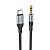 Hoco кабель Type-C - Jack 3.5 мм, 1 м, UPA26, черный, для телефонов без AUX, нейлон