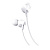 Hoco наушники с микрофоном M60 Perfect sound, внутриканальные, белые, 3.5 mm