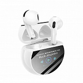 Borofone беспроводные TWS наушники BW87 Mist, сенсорный экран, белые