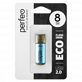 Perfeo USB 2.0 Flash 8 Gb E04 Blue economy series
