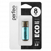 Perfeo USB 2.0 Flash 8 Gb E04 Green economy series