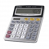 Perfeo калькулятор PF_A4029, бухгалтерский, 12-разр.,GT серебристый