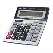 Perfeo калькулятор PF_A4028, бухгалтерский, 12-разр.,GT серебристый