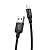Hoco кабель Lightning - USB, 1 м, X14, 2A, нейлон, черный