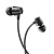 Hoco наушники с микрофоном M79 Cresta, внутриканальные, черные, 3.5 mm