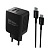 More Choice сетевое зарядное устройство NC71Sia, 1 USB QC3.0 + 1 PD 20W, + кабель PD/Lightning, черн